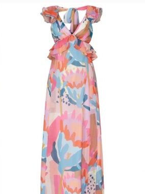 Hutch Rumi abstract dress